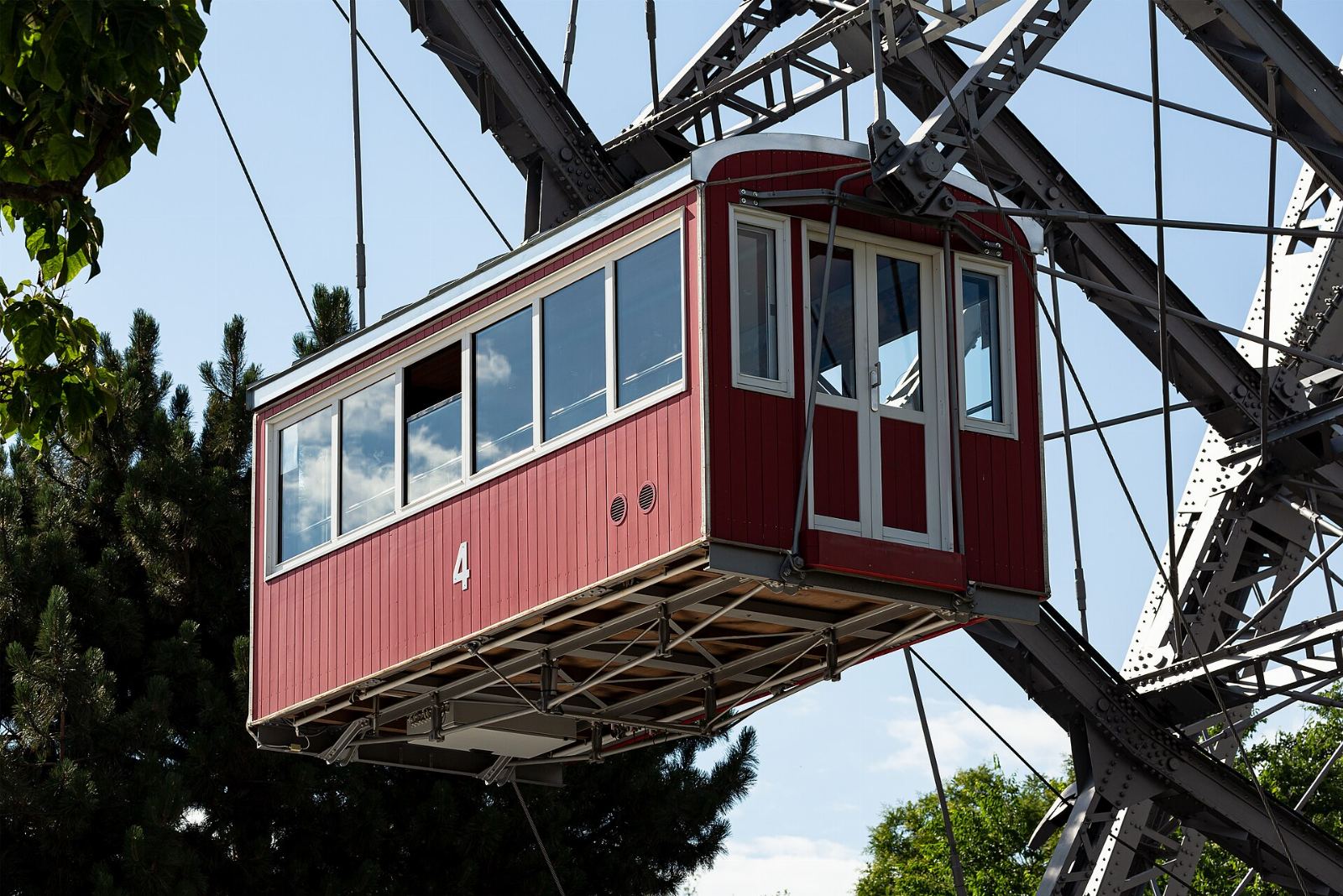 Gondel des Wiener Riesenrads im Prater